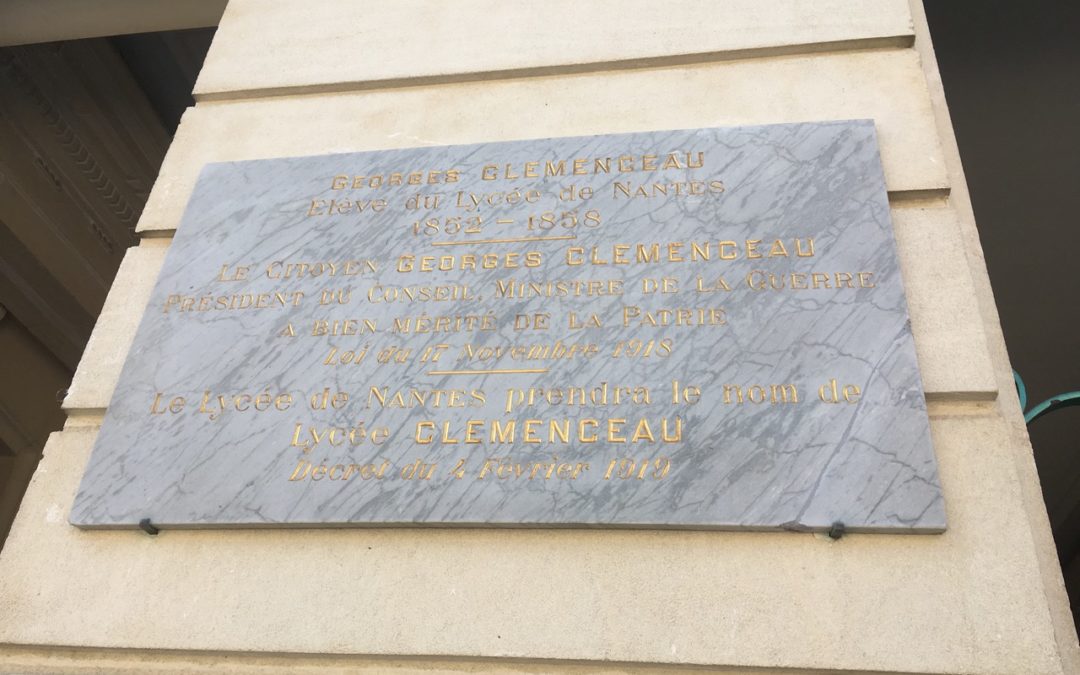 Il y a 100 ans, le Lycée de Nantes devenait le Lycée Clemenceau