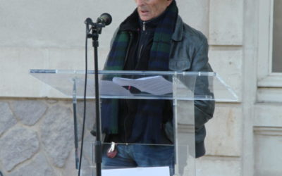 Cérémonie de commémoration de l’armistice du 11 novembre au lycée Clémenceau.