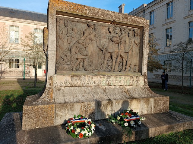 LA COMMEMORATION DU 11 NOVEMBRE 1918 AU LYCEE CLEMENCEAU DE NANTES, le 10 NOVEMBRE 2022 à 16h15